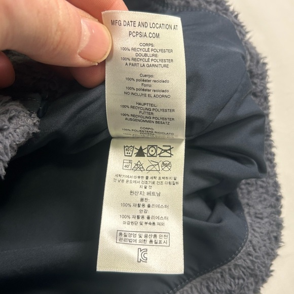 Patagonia Los Gatos Fleece Jacket Full Zip Soft Fuzzy Navy Blue Women’s Medium - Picture 5 of 9